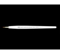 TAMIYA 87174 Pro II Point Fine (1) Brush, Making, Craft Tools, Model Building Accessories, Animal Hair, White