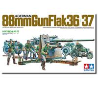 Tamiya German 88mm Gun Flak 36/37 Military 1:35 Plastic Model Kit