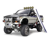 TAMIYA Off-road vehicle Toyota Hilux High Lift RC model kit with electric motor, 300058397, 1:10