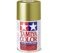 Tamiya PS-13 Gold Spray Paint for Polycarbonate and Lexan. Bright gold color