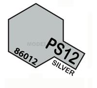 Tamiya Ps12 Spray X Polycarbonate. Silver