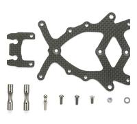 TAMIYA 300054298-1:10 Touring Car Cockpit Set Left Hand Drive Black