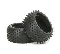 Tamiya R/C Spares - 6029 Square Spike Rear Tyre X 2 - 53084