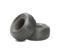 Tamiya 54185 Dual Block Tires Tyres K (4WD/Front, 62/25) Hop-Up Options OP-1185