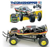 Tamiya 47522 1:10 RC The Grasshopper I Black Edition - Remote Controlled Car/Vehicle, Model Building, Kit, Hobby, Assembly