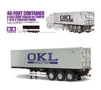 Tamiya RC 56377 40ft Container 3A Semi-Trailer 1:14 Truck Trailer