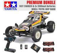 TAMIYA RC 58336 The Hornet 2004 1:10 Premium Wheel Radio Bundle