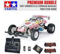 Tamiya RC 58354 The Frog - Off Road Racer 1:10 Premium Stick Radio Bundle