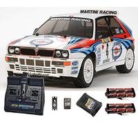 Tamiya RC 58569 Lancia Delta Integrale XV-01 4WD 1:10 Premium Stick Radio Bundle