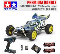 TAMIYA RC 58630 Plasma Edge II TT-02B 1:10 Premium Wheel Radio Bundle