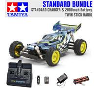 TAMIYA RC 58630 Plasma Edge II TT-02B 1:10 Standard Stick Radio Bundle
