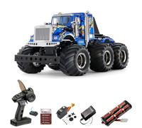 Tamiya RC 58646 The Konghead 6x6 1:18 Standard Wheel Radio Bundle