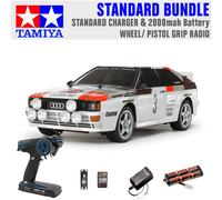 Tamiya RC 58667 Audi Quattro A2 Rally 1:10 Standard Wheel Radio Bundle Car RC Car