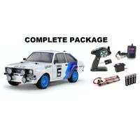 Tamiya RC 58687 Ford Escort MK.II Rally PB 1:10 Standard Wheel Radio Bundle