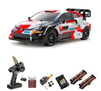 Tamiya RC 58716 Toyota Yaris Rally 1 Hybrid TT-02 RC Car Premium Wheel Bundle