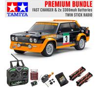 Tamiya RC 58723 Fiat 131 Abarth Rally Olio (MF-01X) 1:10 Premium Stick Bundle
