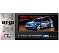 TAMIYA 58746 1:10 RC Peugeot 306 Maxi BT-01 Remote Control Car, Vehicle, Model Building, Assembly, Hobby, RC Kit, Unpainted