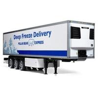 Tamiya 3-Axle Reefer Semi Trailer with Aluminum Chassis and Functional Tailgate - TAM56319