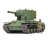 TAMIYA 35375 1:35 Rus. Sw. Pz. KV-2 Giant 152 mm Faithful Replica, Model Building, Plastic Kit, Crafts, Hobby, Gluing, Model Kit, Assembly, Unpainted, Multi-Coloured