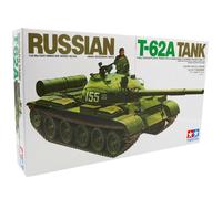 Tamiya Russian T-62A Tank Military Plastic Model Kit 35108 Scale 1:35 Detailed