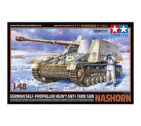 TAMIYA 32600 1:48 German Rhino Tank Destroyer (1) - Faithful Replica Plastic Kit, Crafts, Model Kit, Assembly, Unpainted, Multi-Coloured