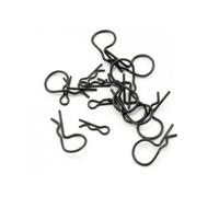 Tamiya Body Clips Snap Pin Set 50197 - Clear, Black - 1/10