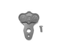 Tamiya T3-01 Dancing Rider Trike Aluminum Tree Cap Stabilizer With Speedo -2Pc Set Gray Silver