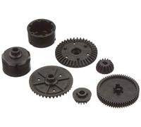 TAMIYA TAM51004 300051004 - TT-01/E/R G-Parts Gear Set, Black