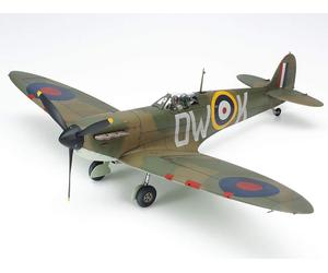 Tamiya TAM61119 Fahrzeug 61119-1:48 British Supermarine Spitfire Mk.I, Model Bui