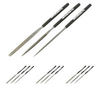 Tamiya TAM74104 Basic 300074104 File Handle Plastic/RC 3-Piece Set (Pack of 4)