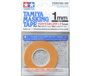 Tamiya TAM87206 87206 Masking Tape 1 mm/18 m, Model Making, Accessor (US IMPORT)