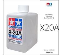 TAMIYA Thinner 250ML Thinner X-20A REF.81040