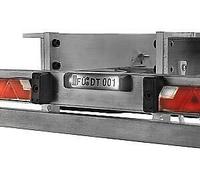 Tamiya Trailer License Plate Bracket