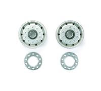 Tamiya Truck Plated Wheels 30mm / Matt (One Pair)