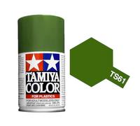 TAMIYA TS-61 NATO Green 100ml Plastic Model Kit Spray Paint 85061