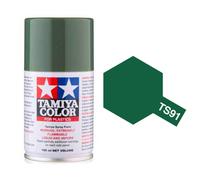 Tamiya 85091 Spray Lacquer TS91 Dark Green (JGSDF) 3 oz, 85091