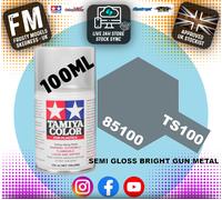 TAMIYA - TS SPRAY PAINT - Ts100 Sg Bright Gun Metal