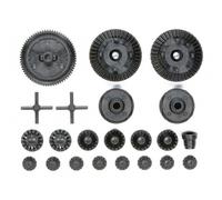 TAMIYA 300051531 - TT-02 G-Parts Gearbox, Silver/Grey