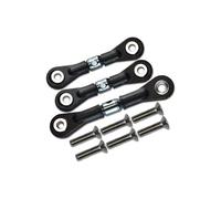 Tamiya TT-02 Upgrade Parts Aluminium Steering Tie Rod - 1 Set Grey Silver