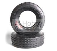 Tamiya Tyres (Hard / 30mm)(2 Pcs.) (Scania/Volvo/MAN/Mercedes-Benz/Trailers)