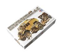 Tamiya WWII British 25 Pounder Field Gun with Quad Gun Tractor Military 1:35 Plastic Model Assembly Kit