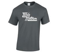 Tamla Motown Logo T-Shirt Soul, Disco, Northern Soul Style, Unisex, Supersoft Feel, 100% Cotton, Classic Fit- Charcoal (Size-M)