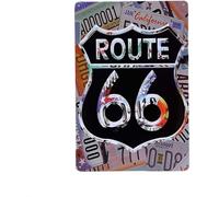TammieLove aiyahoo Retro señales de tráfico con de la Ruta 66 Siente la Libertad Tin Sign Metal tin Sign 8x12 inches, Tinsigneua41181