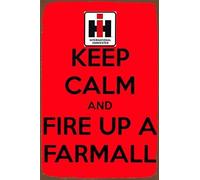 TammieLove The International Harvester Farm Vintage Style Metal Advertising Wall Plaque Sign Tin Sign Metal Decor Metal Sign Metal Sign Poster 12x16 inches SPA46