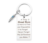 Tamnioa Boss Keyring Gifts for Manager Gifts for Women Gift for Boss, Employee Appreciation Keychain Gift for Managers Lady Female Male Christmas Presents Ideas for Leader Presents for Colleagues