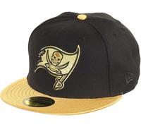 Tampa Bay Buccaneers Cap NFL Men's New Era Black Fitted Hat - New