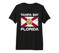 Tampa Bay Florida Flag Design Tampa Bay FL Flag Premium T-Shirt