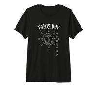 Tampa Bay Florida Souvenir, Compass Rose, Nautical Sailing Premium T-Shirt