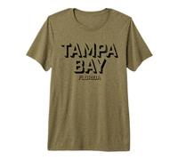 Tampa Bay Florida - Tampa Bay FL Block Premium T-Shirt