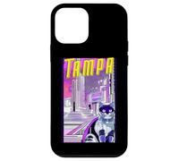 Tampa Cat Retro Anime Cityscape Florida USA Vintage Funny Case for iPhone 12 mini